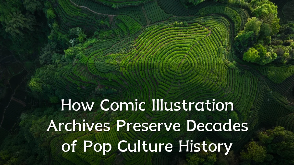 How Comic Illustration Archives Preserve Decades of Pop Culture History