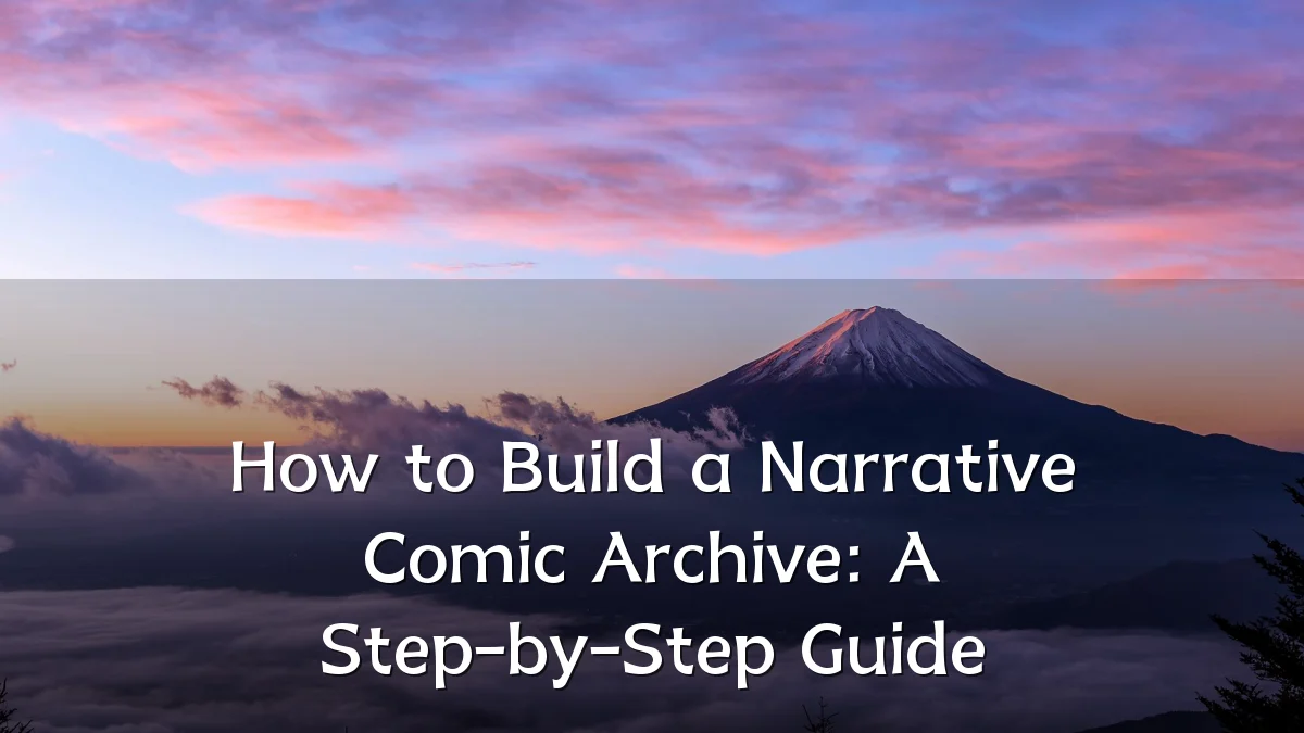 How to Build a Narrative Comic Archive: A Step-by-Step Guide