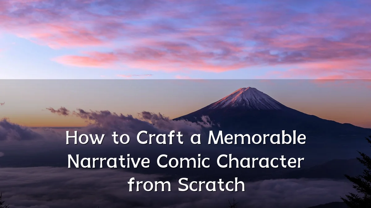 How to Craft a Memorable Narrative Comic Character from Scratch