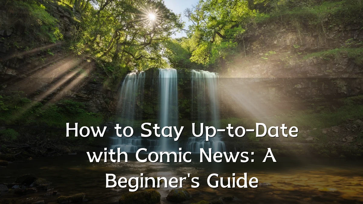 How to Stay Up-to-Date with Comic News: A Beginner's Guide