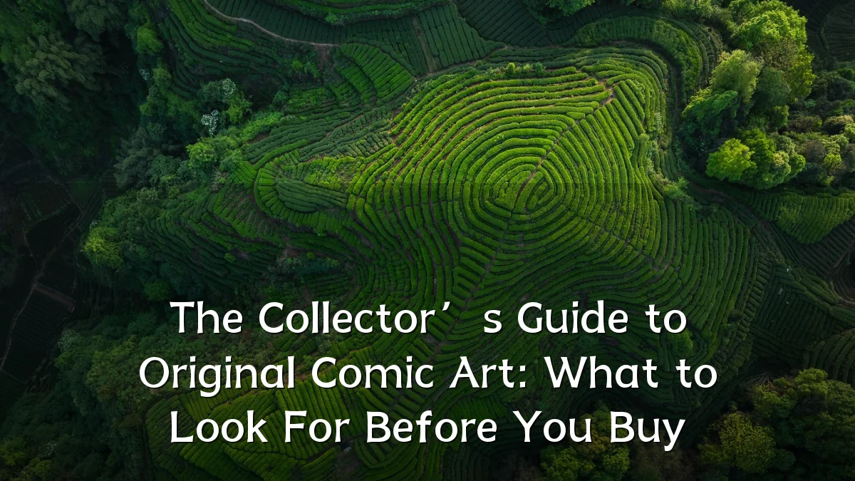 The Collector’s Guide to Original Comic Art: What to Look For Before You Buy