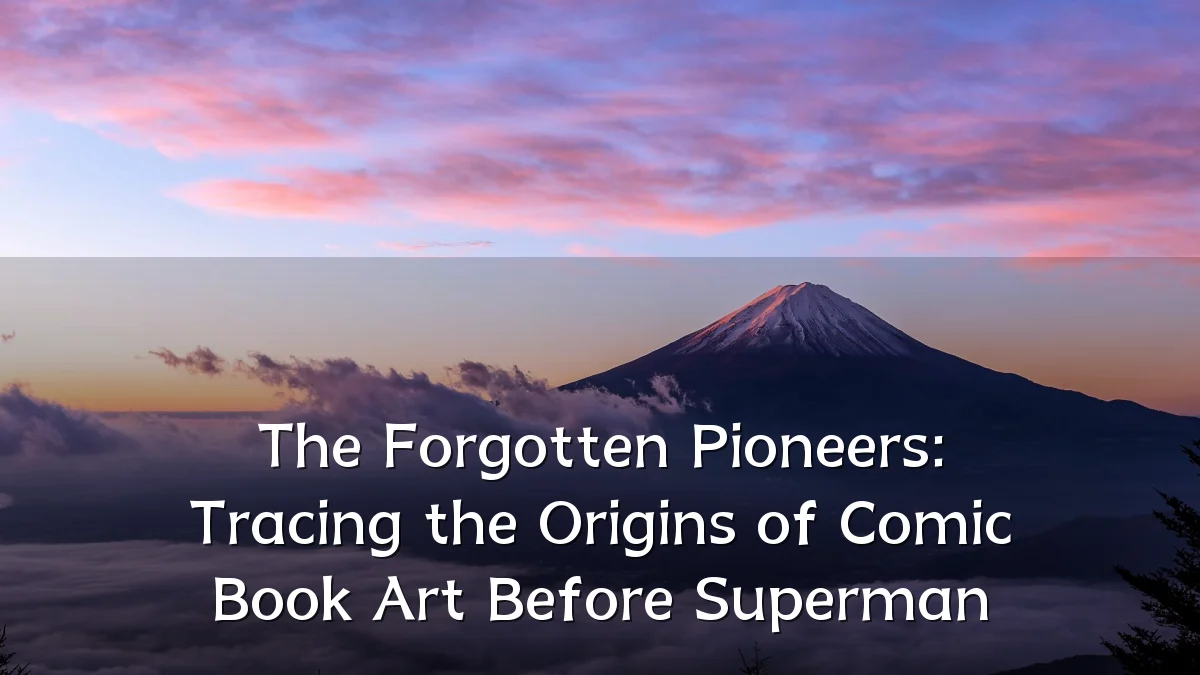 The Forgotten Pioneers: Tracing the Origins of Comic Book Art Before Superman