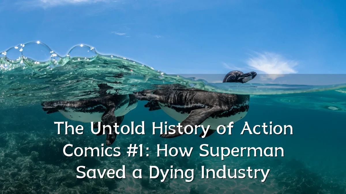 The Untold History of Action Comics #1: How Superman Saved a Dying Industry