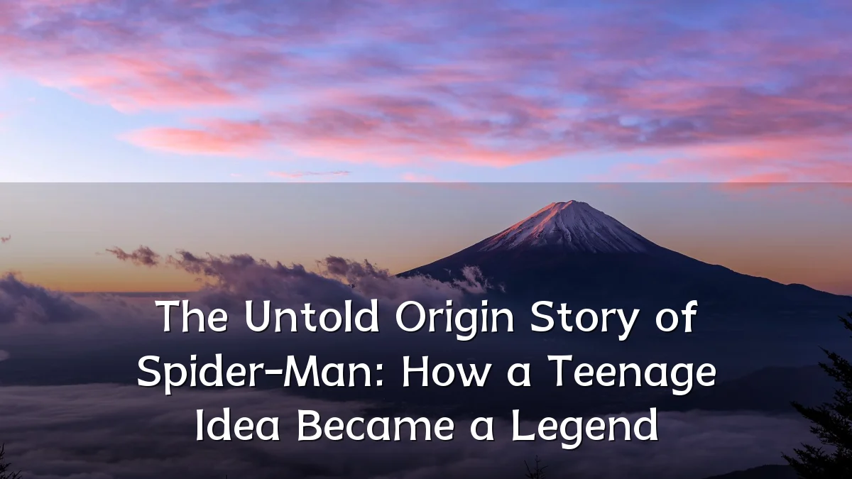 The Untold Origin Story of Spider-Man: How a Teenage Idea Became a Legend