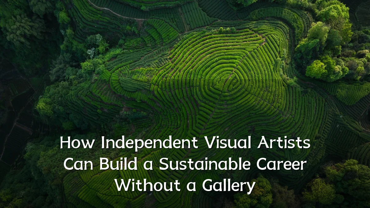 How Independent Visual Artists Can Build a Sustainable Career Without a Gallery