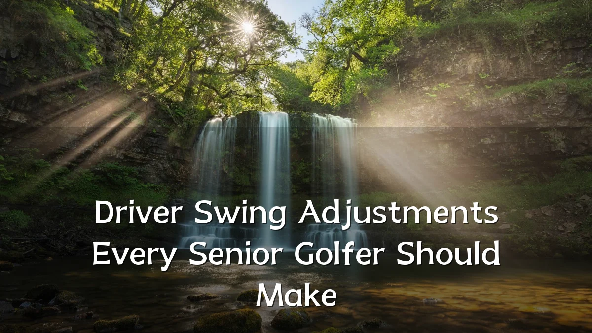 Driver Swing Adjustments Every Senior Golfer Should Make