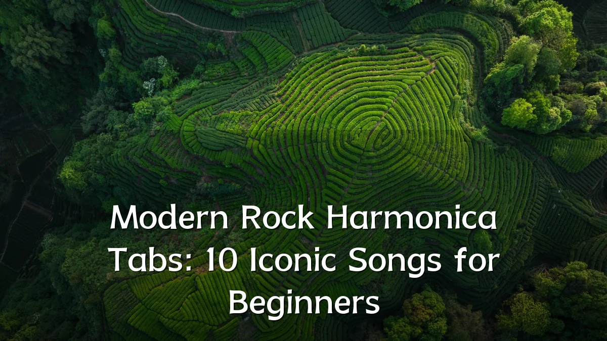 Modern Rock Harmonica Tabs: 10 Iconic Songs for Beginners