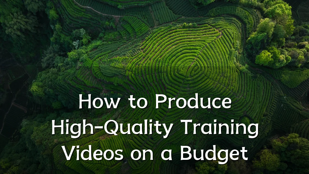 How to Produce High-Quality Training Videos on a Budget