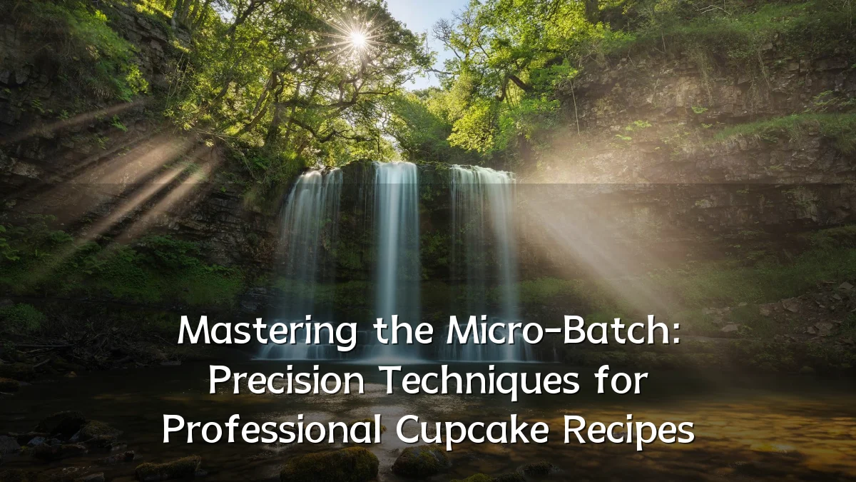 Mastering the Micro-Batch: Precision Techniques for Professional Cupcake Recipes