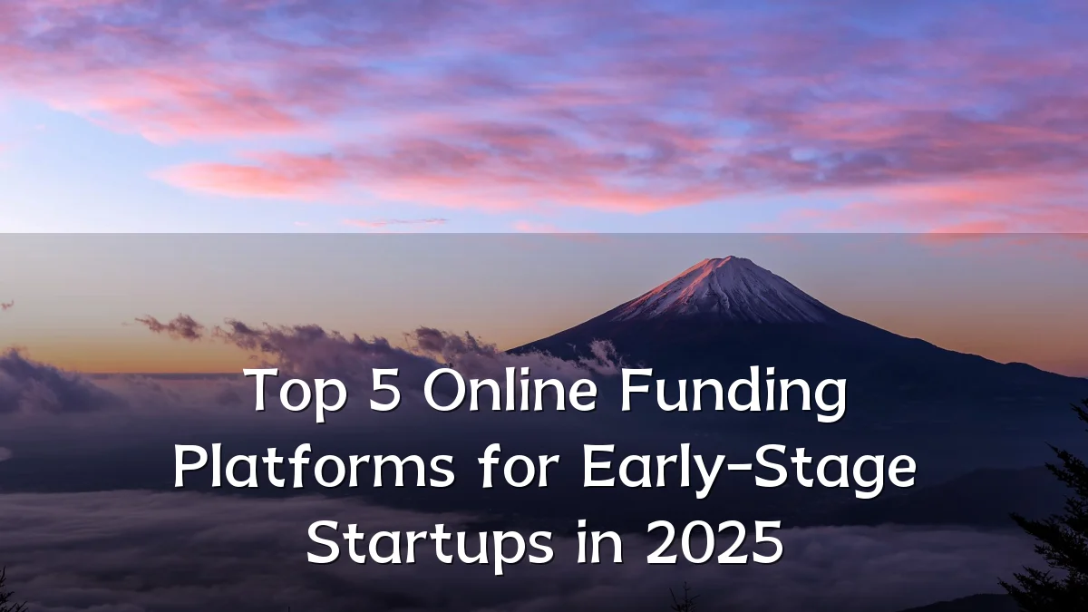 Top 5 Online Funding Platforms for Early-Stage Startups in 2025