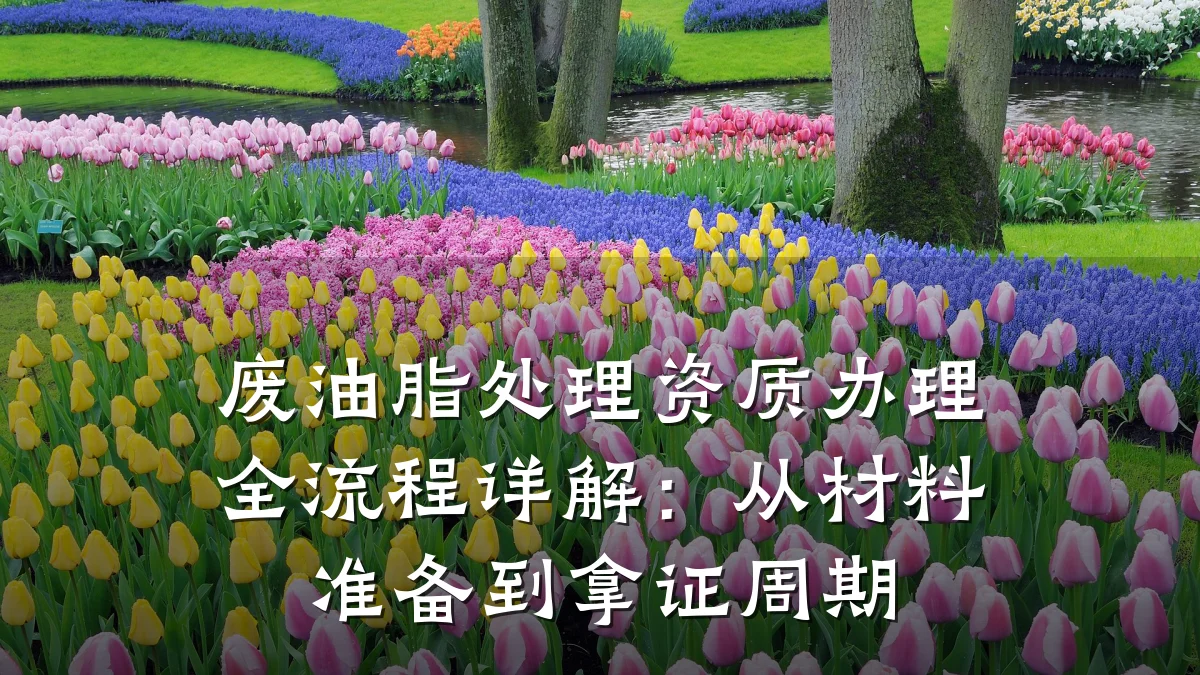 废油脂处理资质办理全流程详解:从材料准备到拿证周期