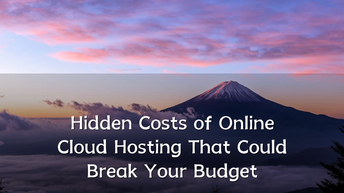 Hidden Costs of Online Cloud Hosting That Could Break Your Budget