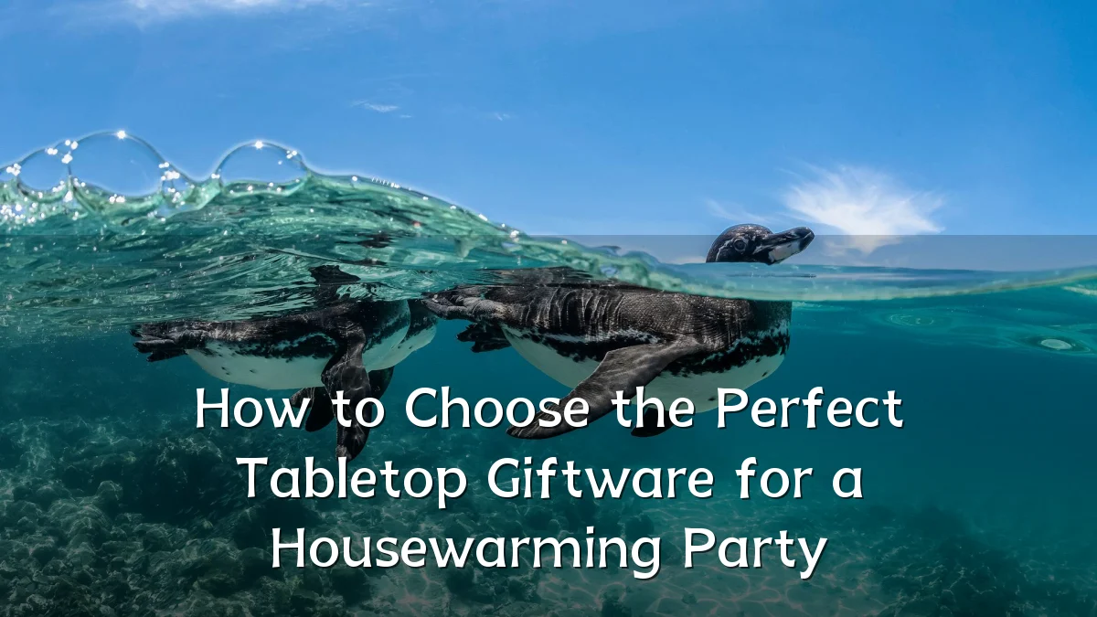 How to Choose the Perfect Tabletop Giftware for a Housewarming Party